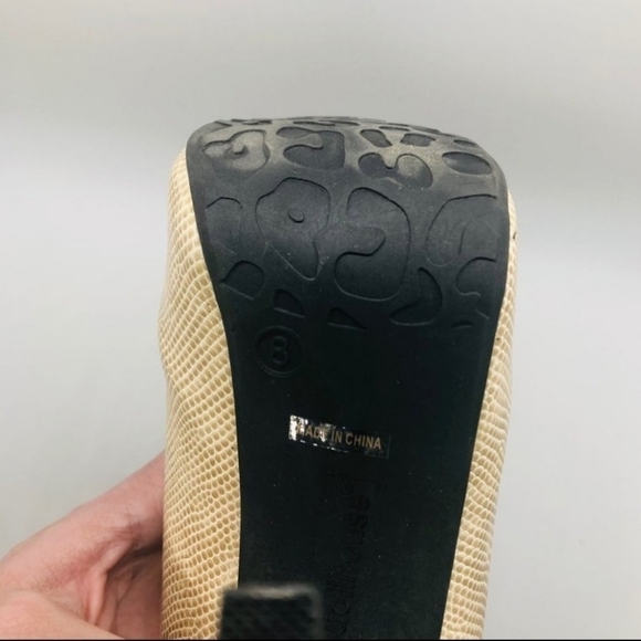 Dollhouse Cream Danger Vegan Leather Platform Stiletto Bootie Boot Size 8 - Picture 8 of 16